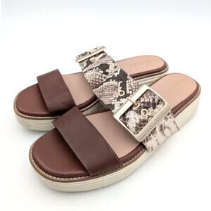 Cole Haan Originalgrand Platform Slides Flat Sandal Women's Size US7B EU38